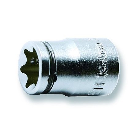 KO-KEN Socket TORX E16 Nut Grip 26mm 3/8 Sq. Drive 3425-E16(2B)